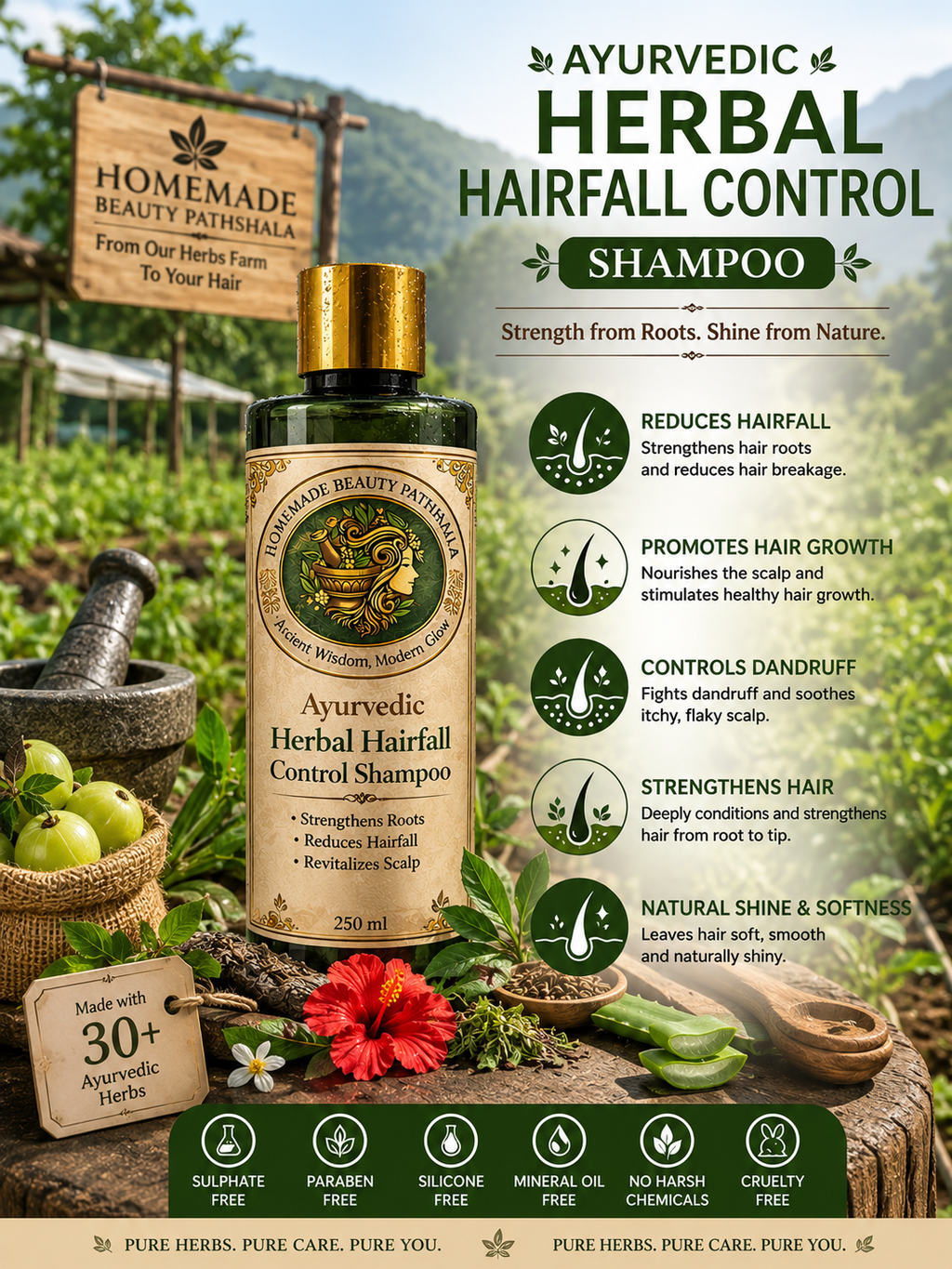 Ayurvedic Herbal Shampoo