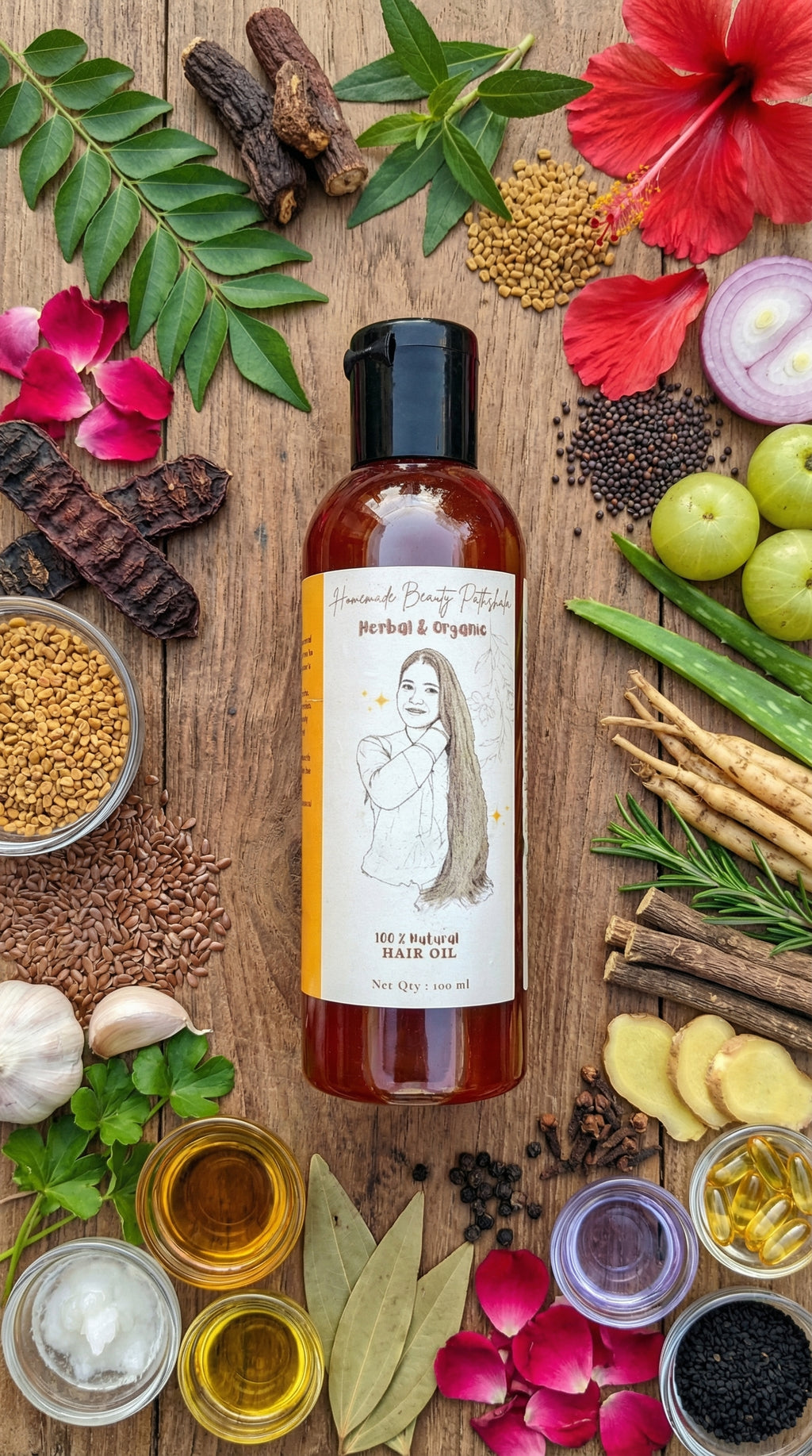 All-in-One Ayurvedic Hair Oil