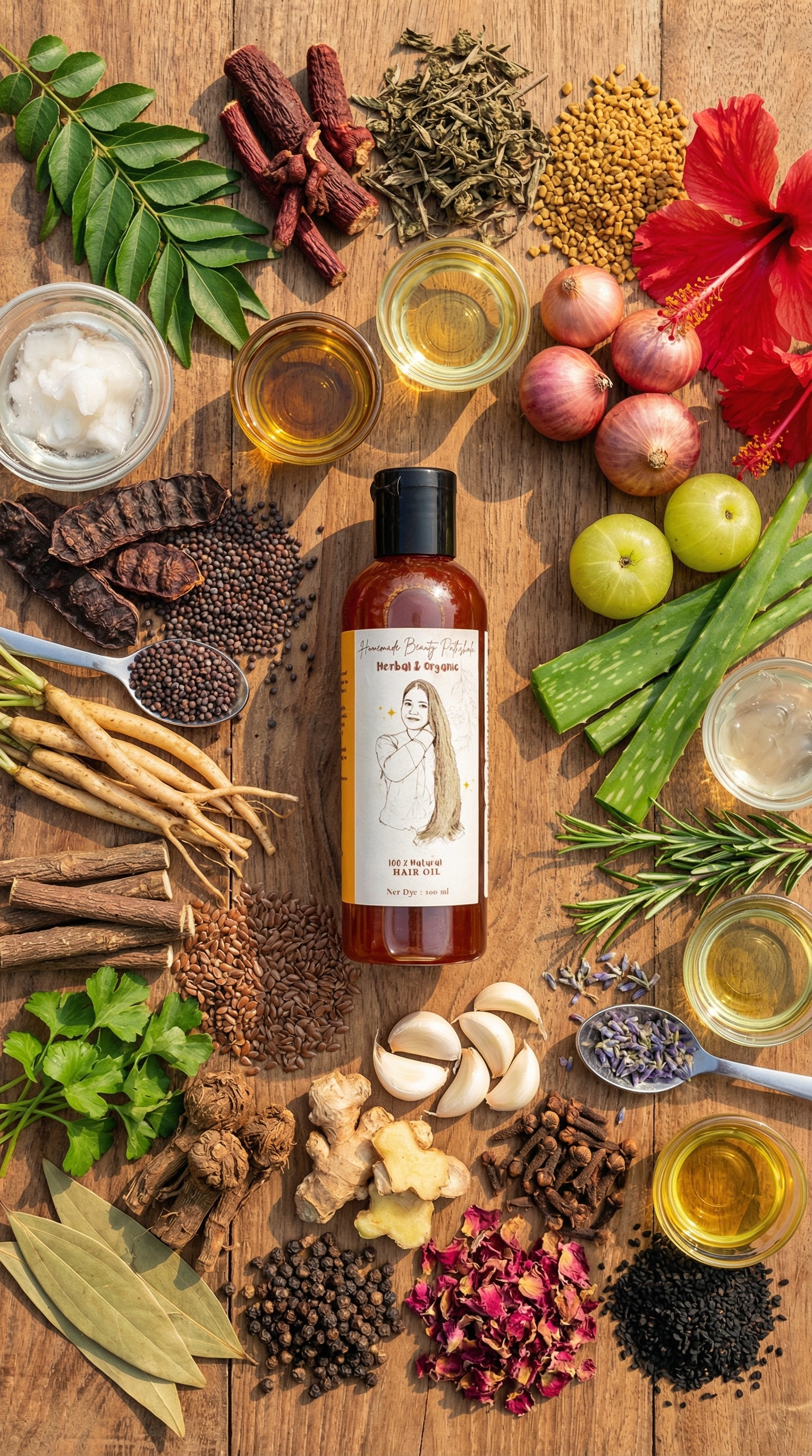 All-in-One Ayurvedic Hair Oil