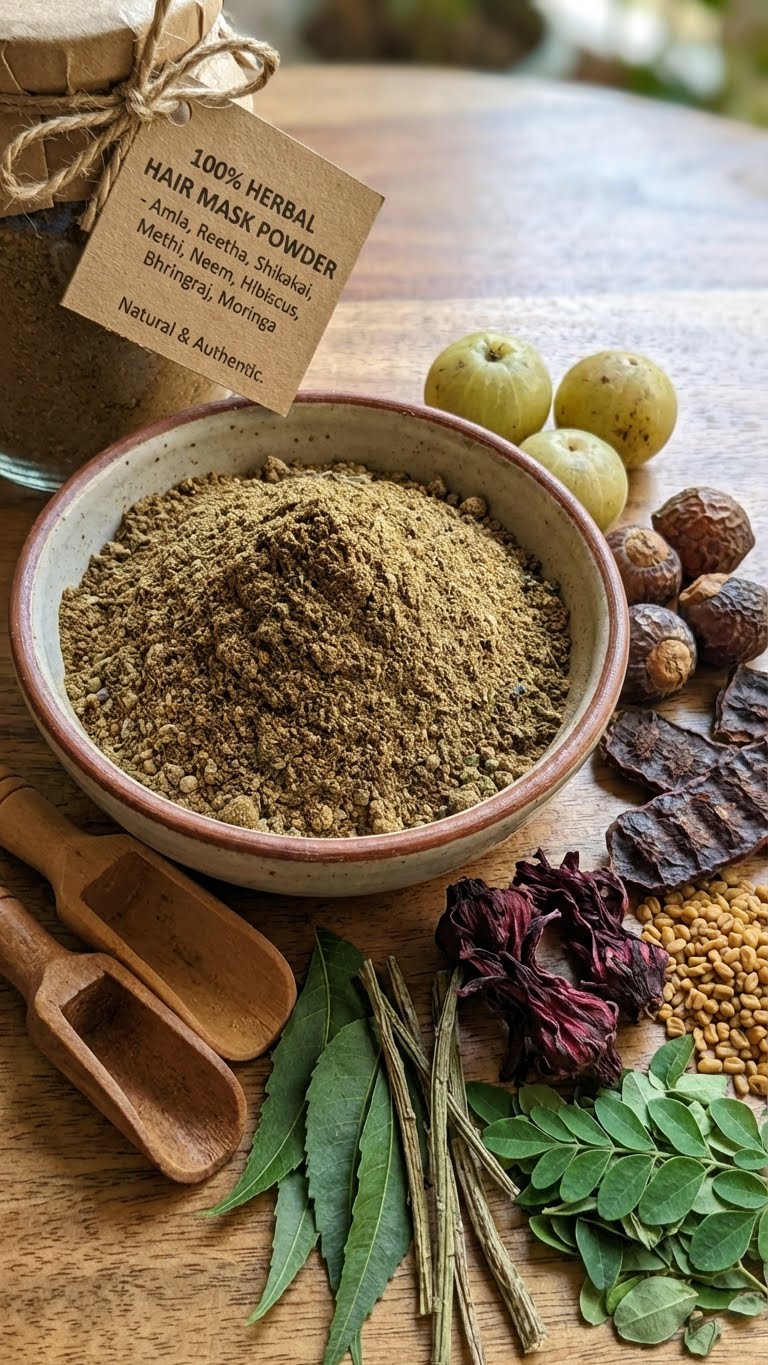Herbal Hair Mask Powder
