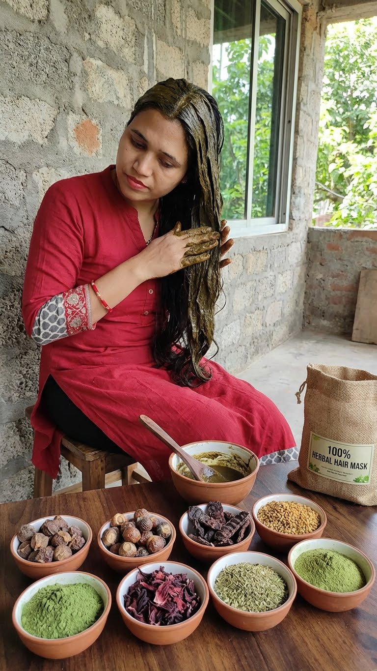 Herbal Hair Mask Powder